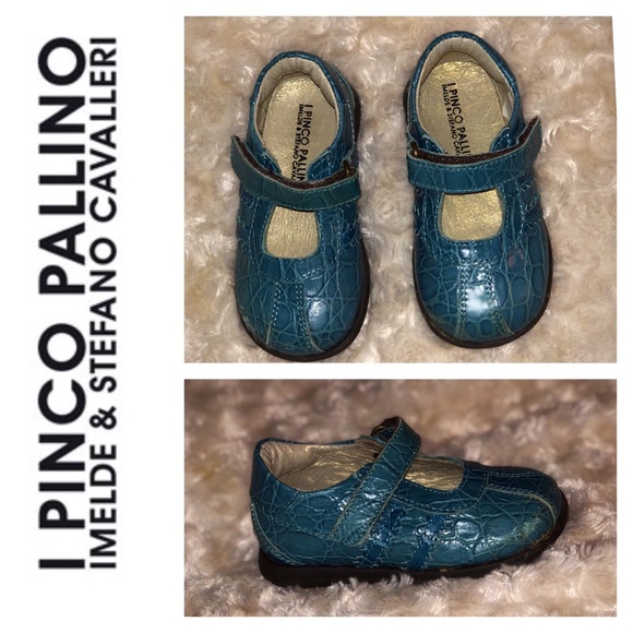 I Pinco Pallino Other - Blue Crocodile Mary Janes I Pinco Pallino Other - Blue Crocodile Mary Janes